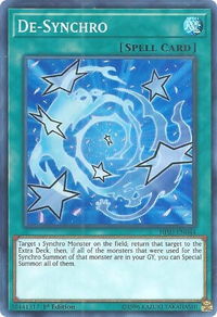 De-Synchro - Hidden Summoners (HISU) #HISU-EN044 - Super Rare YuGiOh Trading Card