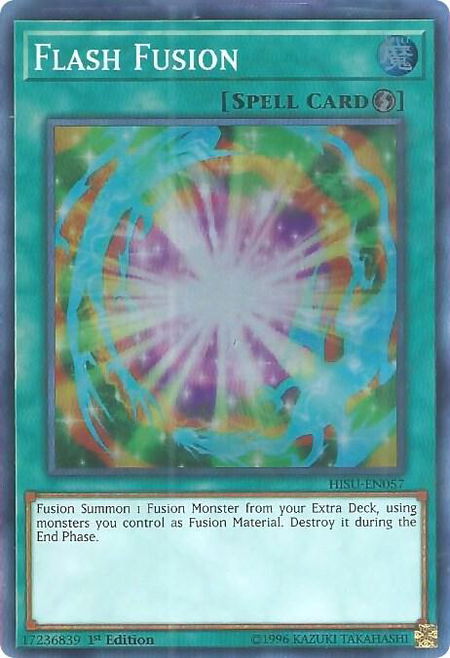 Flash Fusion - Hidden Summoners YuGiOh trading card