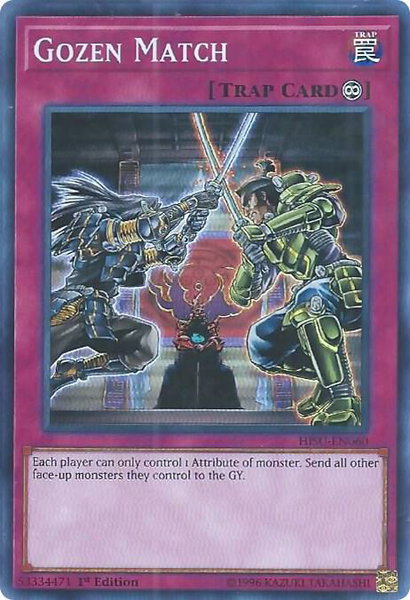 Gozen Match trading card from Hidden Summoners Gozen Match - Hidden Summoners YuGiOh trading card