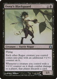 Oona's Blackguard - Morningtide (MOR) #72 - Uncommon Magic: The Gathering Trading Card