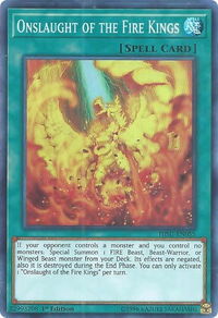 Onslaught of the Fire Kings - Hidden Summoners (HISU) #HISU-EN055 - Super Rare YuGiOh Trading Card