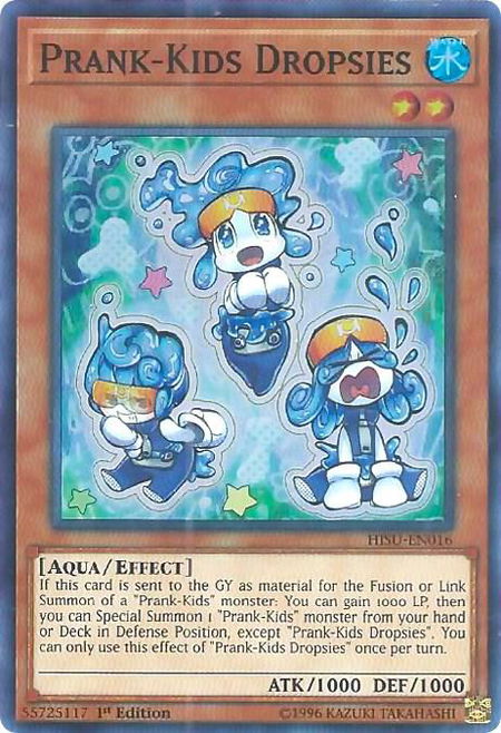 Prank-Kids Dropsies - Hidden Summoners YuGiOh trading card