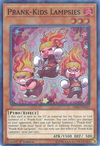 Prank-Kids Lampsies - Hidden Summoners (HISU) #HISU-EN015 - Super Rare YuGiOh Trading Card