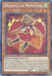 Disciple of Nephthys - Hidden Summoners (HISU) #HISU-EN002 - Secret Rare YuGiOh Trading Card