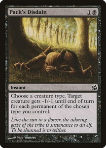 Pack's Disdain - Morningtide (MOR) #73 - Common Magic: The Gathering Trading Card