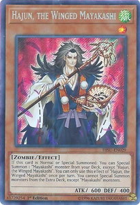 Hajun, the Winged Mayakashi - Hidden Summoners (HISU) #HISU-EN029 - Secret Rare YuGiOh Trading Card