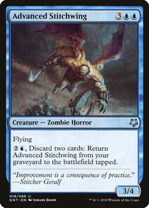 Advanced Stitchwing - Magic Game Night (GNT) #18 - Uncommon Magic: The Gathering Trading Card