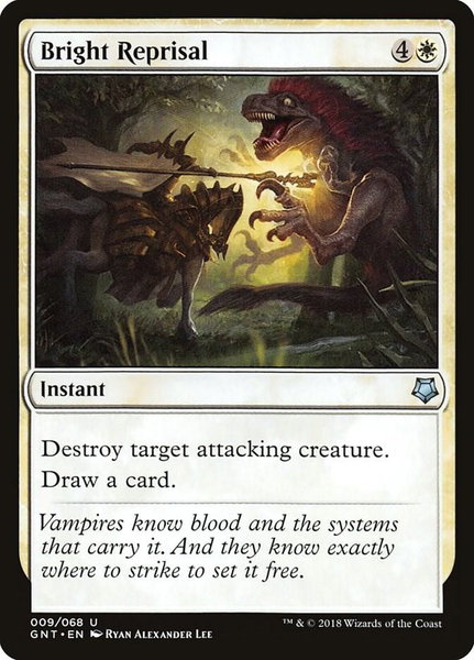 Bright Reprisal trading card from Magic Game Night Bright Reprisal - Magic Game Night Magic: The Gathering trading card