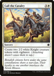 Call the Cavalry - Magic Game Night (GNT) #10 - Common Magic: The Gathering Trading Card