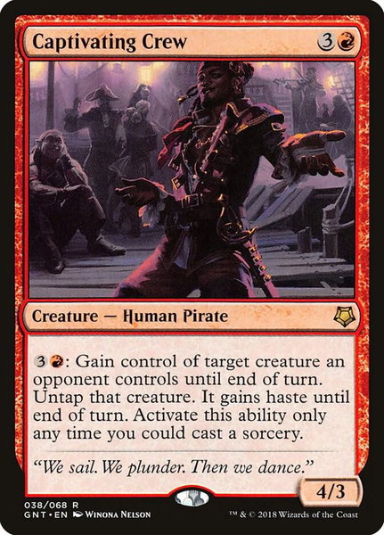 Captivating Crew trading card from Magic Game Night Captivating Crew - Magic Game Night Magic: The Gathering trading card