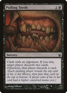 Pulling Teeth - Morningtide (MOR) #75 - Common Magic: The Gathering Trading Card