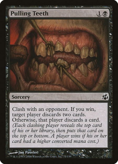 Pulling Teeth - Morningtide Magic: The Gathering trading card