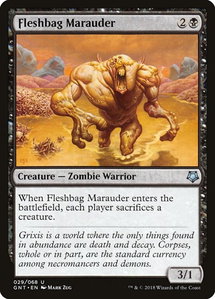 Fleshbag Marauder - Magic Game Night (GNT) #29 - Uncommon Magic: The Gathering Trading Card