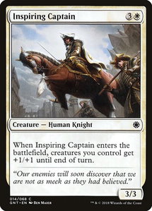 Inspiring Captain - Magic Game Night (GNT) #14 - Common Magic: The Gathering Trading Card