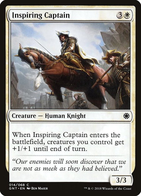 Inspiring Captain - Magic Game Night Magic: The Gathering trading card