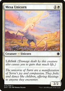 Mesa Unicorn - Magic Game Night (GNT) #15 - Common Magic: The Gathering Trading Card