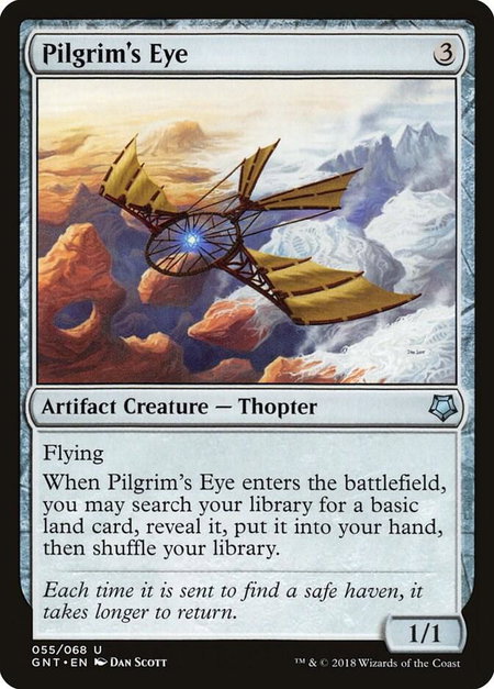 Pilgrim's Eye - Magic Game Night Magic: The Gathering trading card