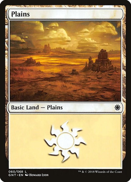 Plains (060) trading card from Magic Game Night Plains (060) - Magic Game Night Magic: The Gathering trading card