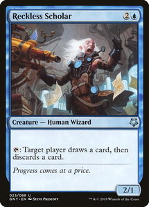 Reckless Scholar - Magic Game Night (GNT) #23 - Uncommon Magic: The Gathering Trading Card