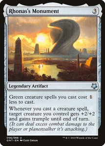 Rhonas's Monument - Magic Game Night (GNT) #56 - Uncommon Magic: The Gathering Trading Card