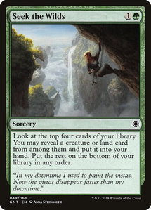 Seek the Wilds - Magic Game Night (GNT) #49 - Common Magic: The Gathering Trading Card