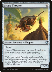 Snare Thopter - Magic Game Night (GNT) #57 - Uncommon Magic: The Gathering Trading Card
