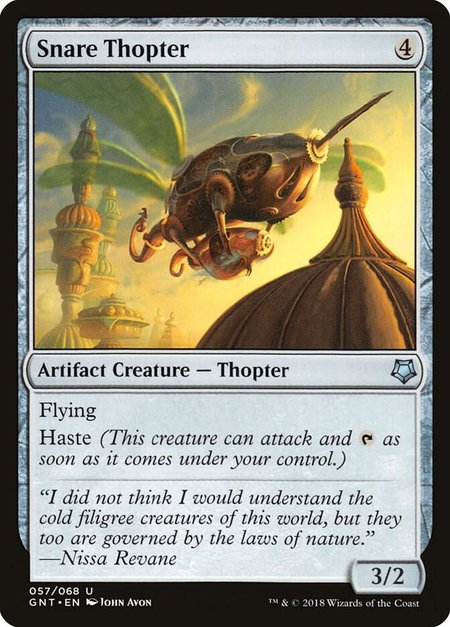 Snare Thopter - Magic Game Night Magic: The Gathering trading card