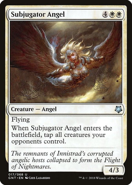 Subjugator Angel - Magic Game Night Magic: The Gathering trading card