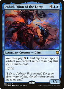 Zahid, Djinn of the Lamp - Magic Game Night (GNT) #26 - Rare Magic: The Gathering Trading Card