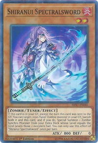Shiranui Spectralsword - Hidden Summoners (HISU) #HISU-EN041 - Super Rare YuGiOh Trading Card