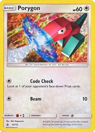 Porygon - 12/12 - McDonald's Promos 2018 Pokémon trading card