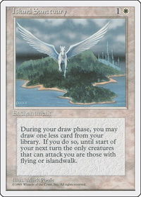 Island Sanctuary - Fourth Edition (4ED) #31 - Rare Magic: The Gathering Trading Card