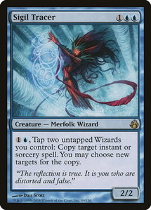 Sigil Tracer - Morningtide (MOR) #49 - Rare Magic: The Gathering Trading Card