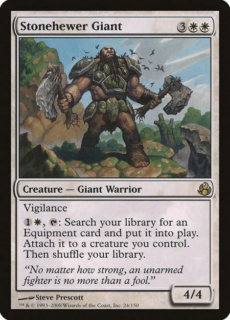Stonehewer Giant - Morningtide Magic: The Gathering trading card