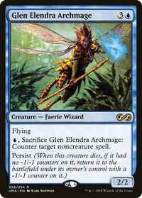 Glen Elendra Archmage - Ultimate Masters (UMA) #58 - Rare Magic: The Gathering Trading Card