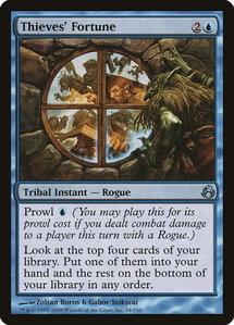 Thieves' Fortune - Morningtide (MOR) #54 - Uncommon Magic: The Gathering Trading Card