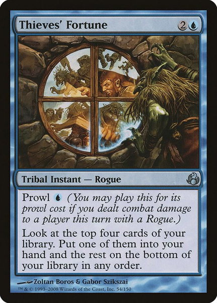 Thieves' Fortune - Morningtide Magic: The Gathering trading card