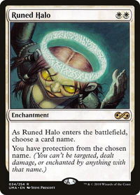 Runed Halo - Ultimate Masters (UMA) #34 - Rare Magic: The Gathering Trading Card