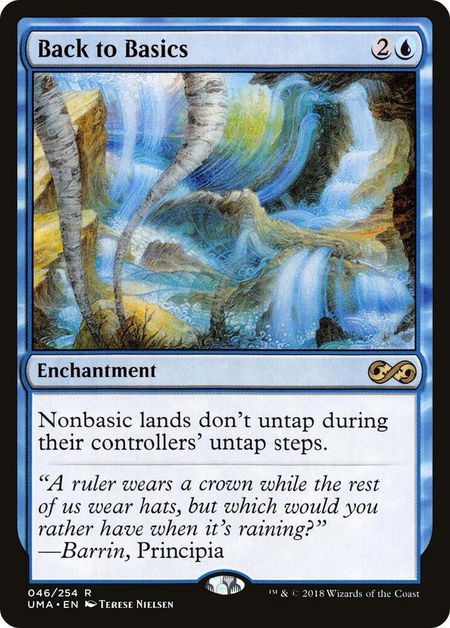 Back to Basics - Ultimate Masters Magic: The Gathering trading card