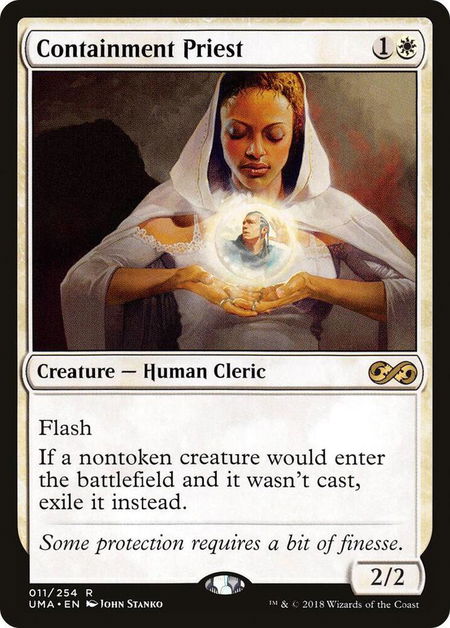 Containment Priest - Ultimate Masters Magic: The Gathering trading card