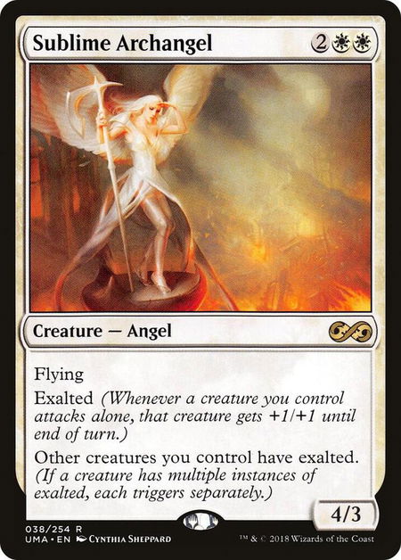 Sublime Archangel - Ultimate Masters Magic: The Gathering trading card