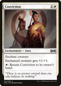Conviction - Ultimate Masters (UMA) #12 - Common Magic: The Gathering Trading Card