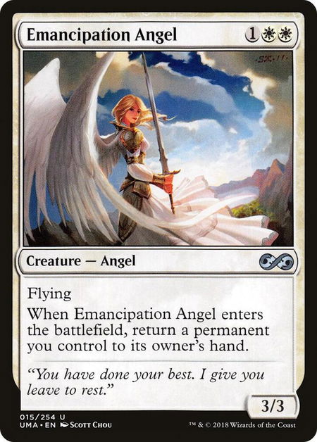 Emancipation Angel - Ultimate Masters Magic: The Gathering trading card
