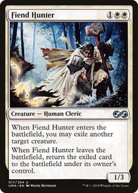 Fiend Hunter - Ultimate Masters (UMA) #17 - Uncommon Magic: The Gathering Trading Card