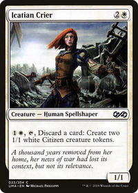 Icatian Crier - Ultimate Masters (UMA) #22 - Common Magic: The Gathering Trading Card