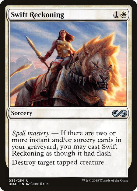 Swift Reckoning trading card from Ultimate Masters Swift Reckoning - Ultimate Masters Magic: The Gathering trading card