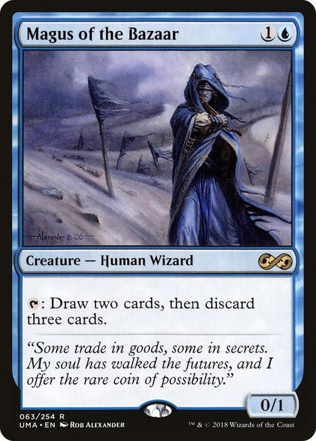 Magus of the Bazaar - Ultimate Masters Magic: The Gathering trading card