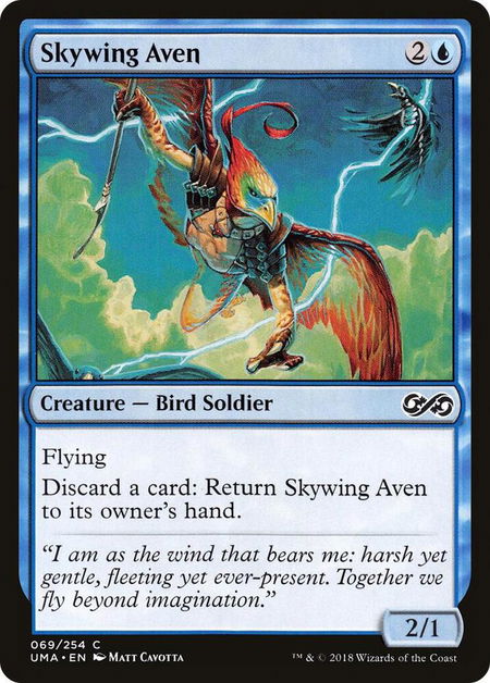Skywing Aven - Ultimate Masters Magic: The Gathering trading card