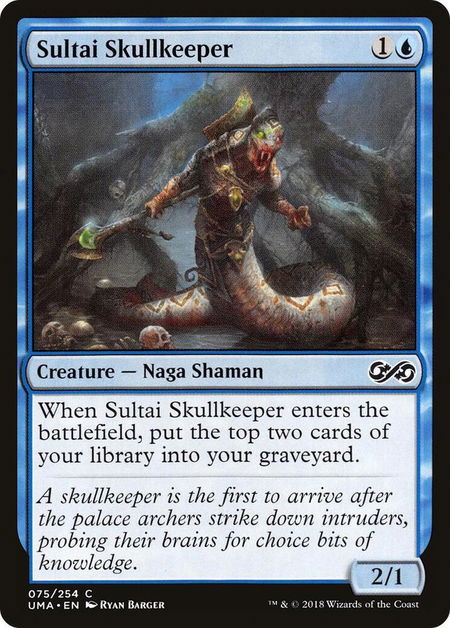 Sultai Skullkeeper - Ultimate Masters Magic: The Gathering trading card