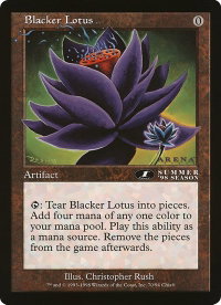 Blacker Lotus (Arena League) - Oversize Cards (OVER) #70 - Promo Magic: The Gathering Trading Card